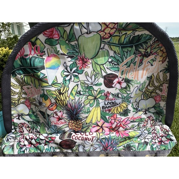 Lesportsac backpack Exclusive Chistie Shinn Hawaii Fresh fruits Limited Edition - Picture 2 of 10